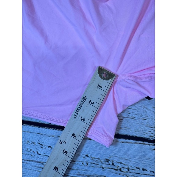 Lilly Pulitzer x Meryl Luxletic Shorts Womens Lg Pink Pull On Athletic NWT - Picture 6 of 8